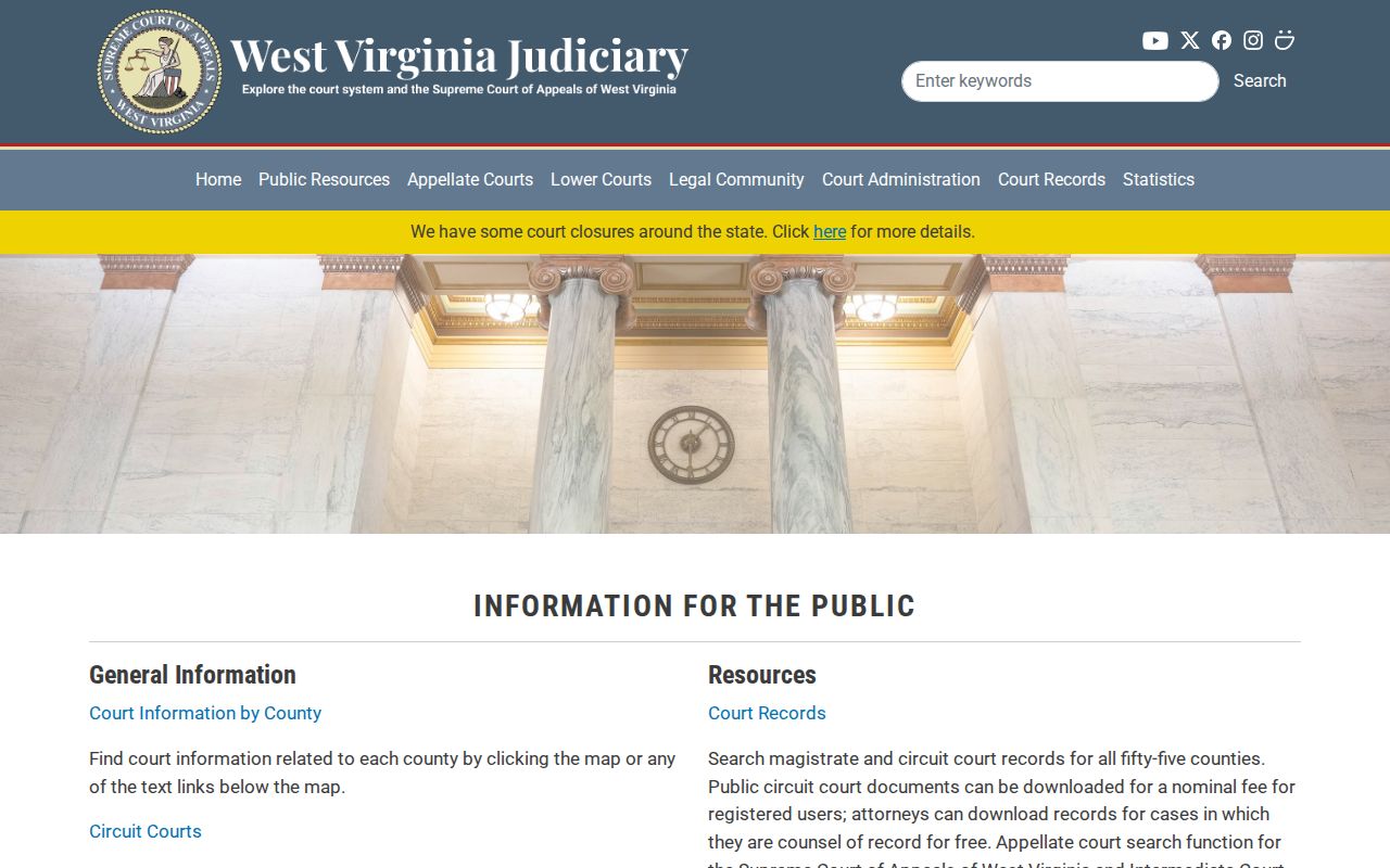 Jefferson County criminal court case Circuit search access