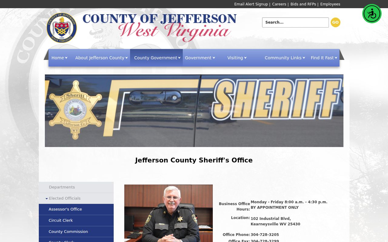 Jefferson County criminal history sheriff records office