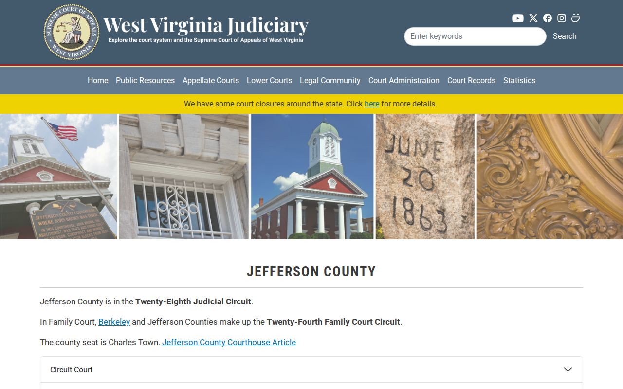 Jefferson County criminal records court and probation directory